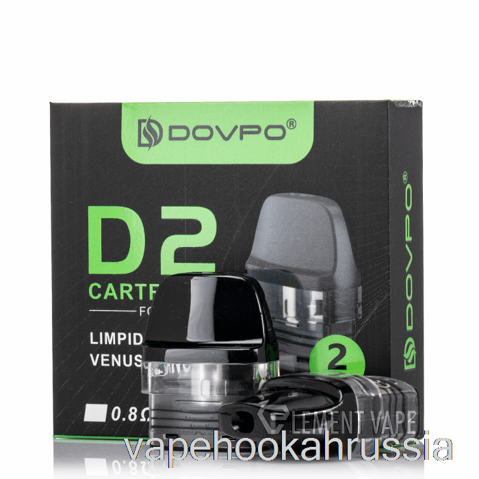 Vape россия довпо D2 прозрачные сменные капсулы 1,2 Ом капсулы D2